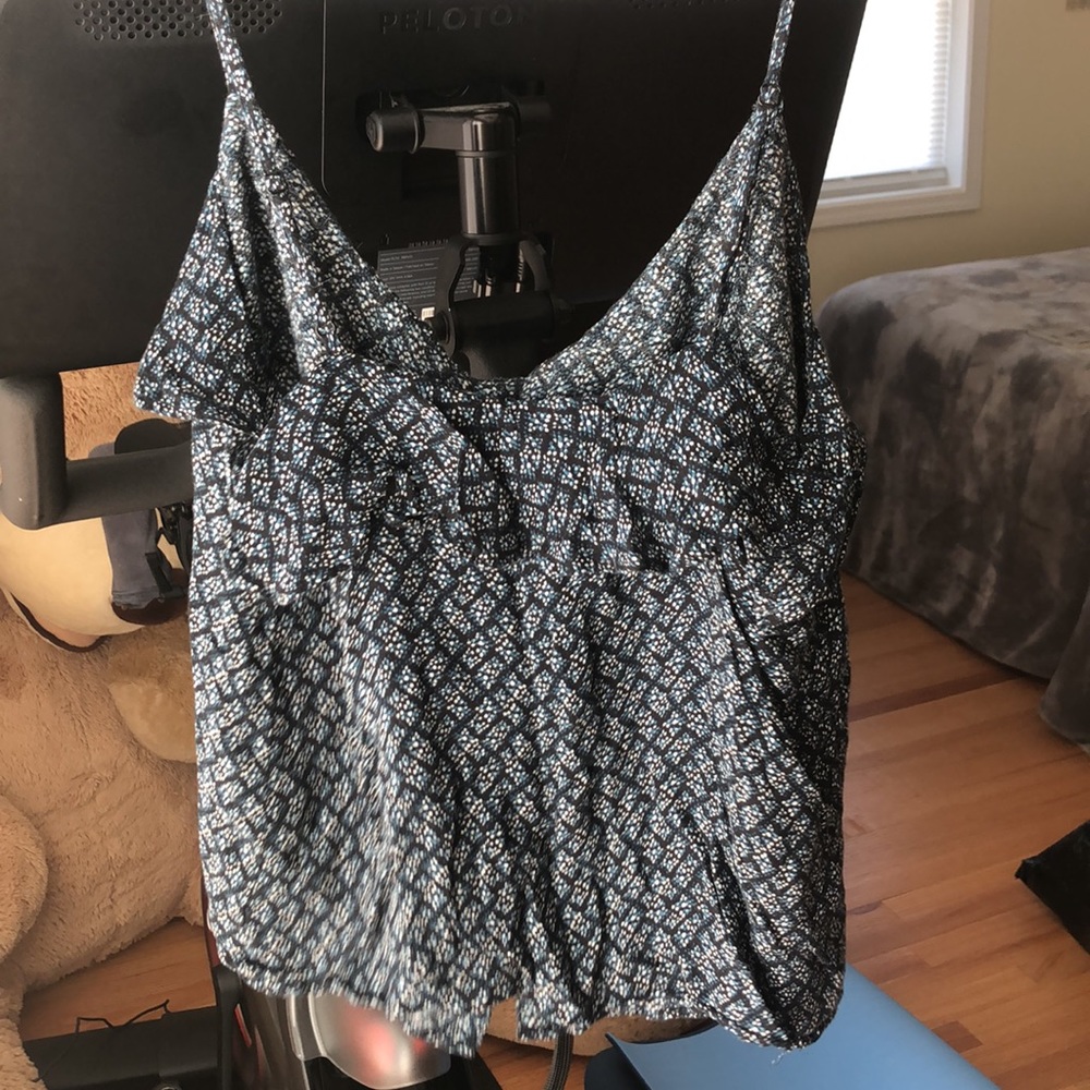 AE Patterned Button Tank Top - Picture 2 of 3